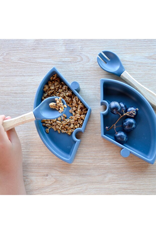 Puzzle - Deep Blue / Powder Grey - 6