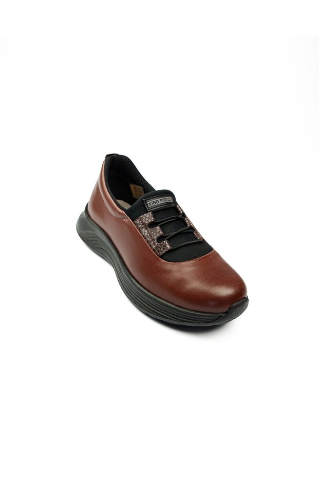 King Paolo 5209 Tan Leather Women's Casual Shoes