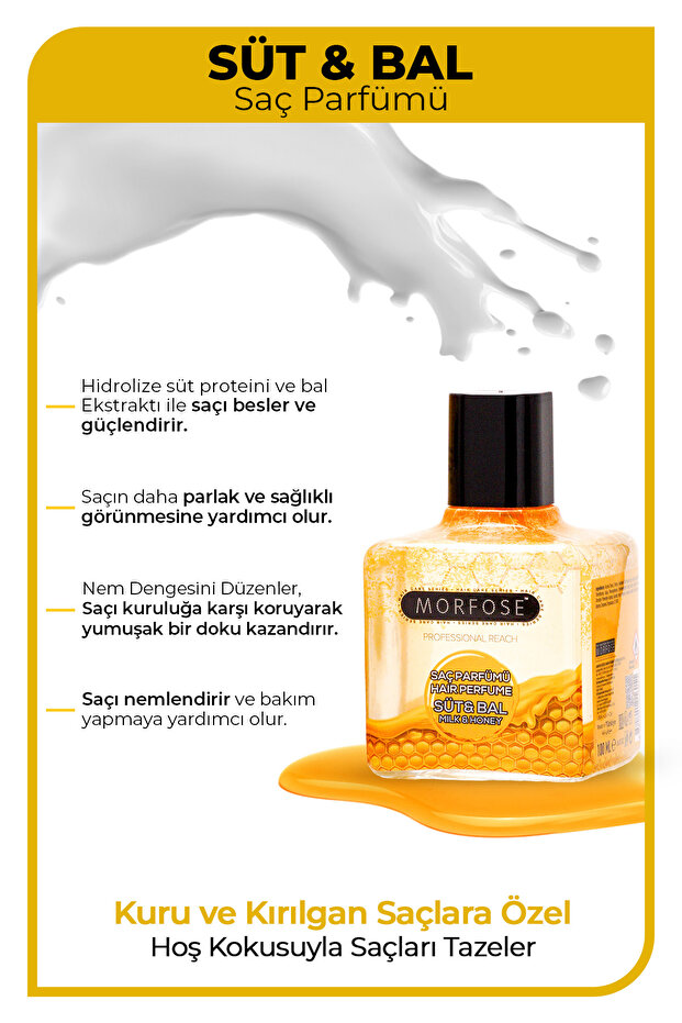 Süt & Bal Saç Parfümü 100 ml - 3