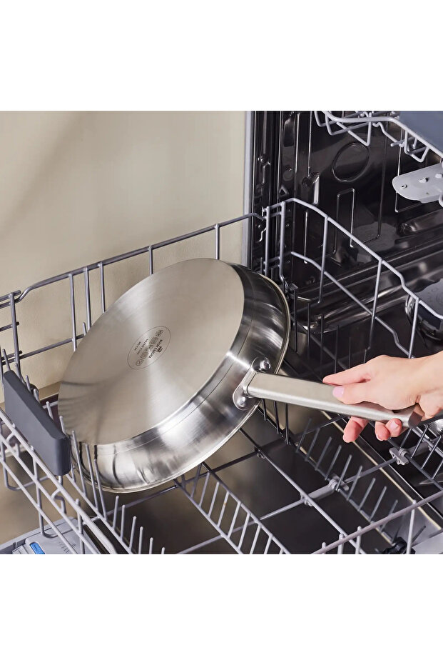 Indukční pánev Elite z nerezové oceli, 30 cm, stříbrná - 5