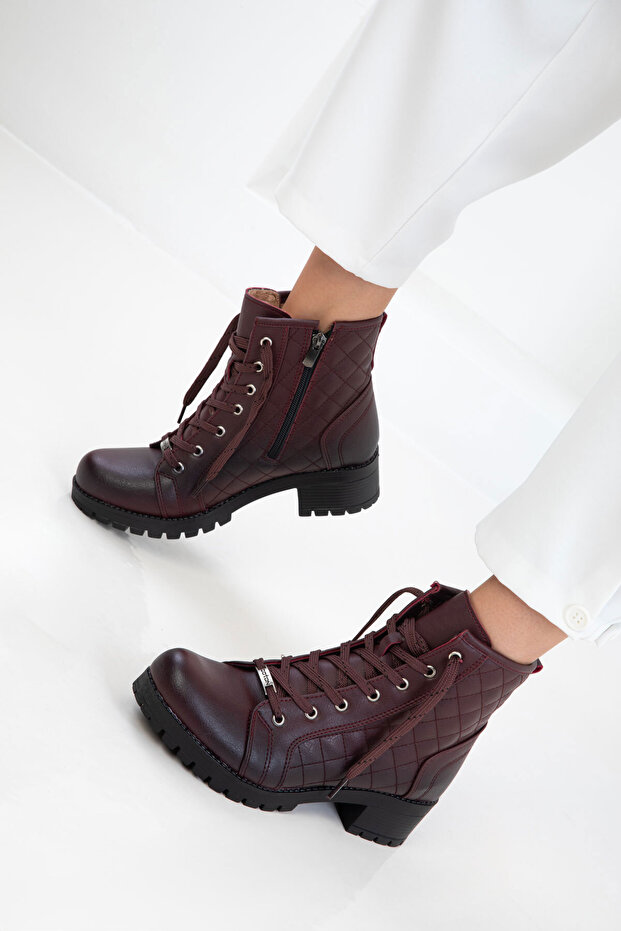 BordoKadın Bot& Bootie 20869 - 3