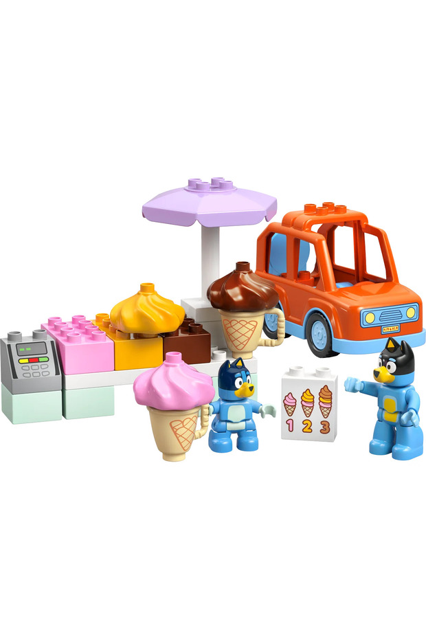 ® DUPLO® Bluey: Bluey ile Dondurma Gezisi 10458 - 2+ Araç İçeren Oyuncak Yapım Seti (22P) - 2