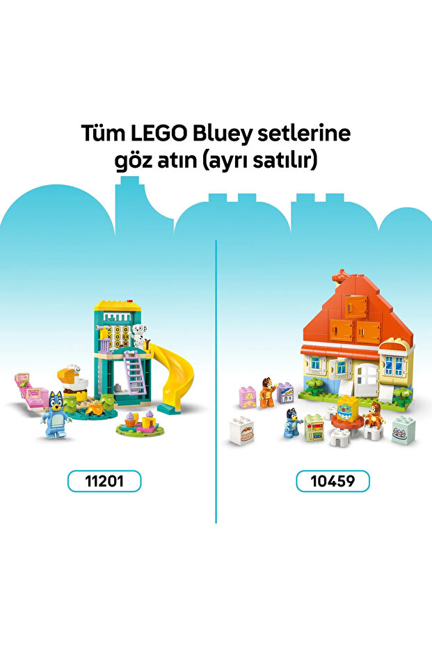 ® DUPLO® Bluey: Bluey ile Dondurma Gezisi 10458 - 2+ Araç İçeren Oyuncak Yapım Seti (22P) - 10