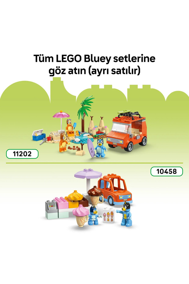 ® DUPLO® Bluey: Bluey Ailesinin Evi ve Hafıza Oyunu 10459 - 3+ Eğitici Oyuncak Yapım Seti (83P) - 11