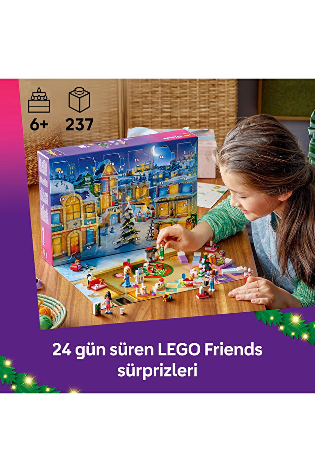 ®   Friends 2025 New Year's Calendar 42668 - Creative Toy Building Set for Kids 6+ (237P) - 5