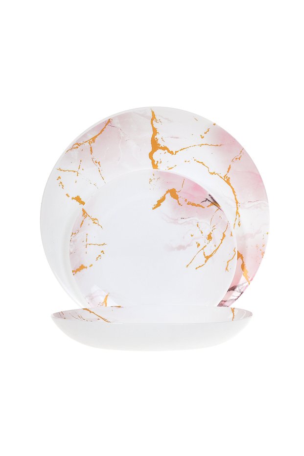 ROZALIN TABLEWARE 18 PCS Eljado Décor, opal