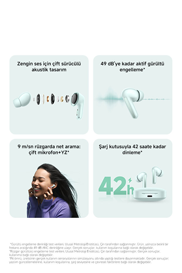 Redmi Buds 6 - Siyah Kulakiçi Kulaklık TWS (Xiaomi Türkiye Garantili) - 4