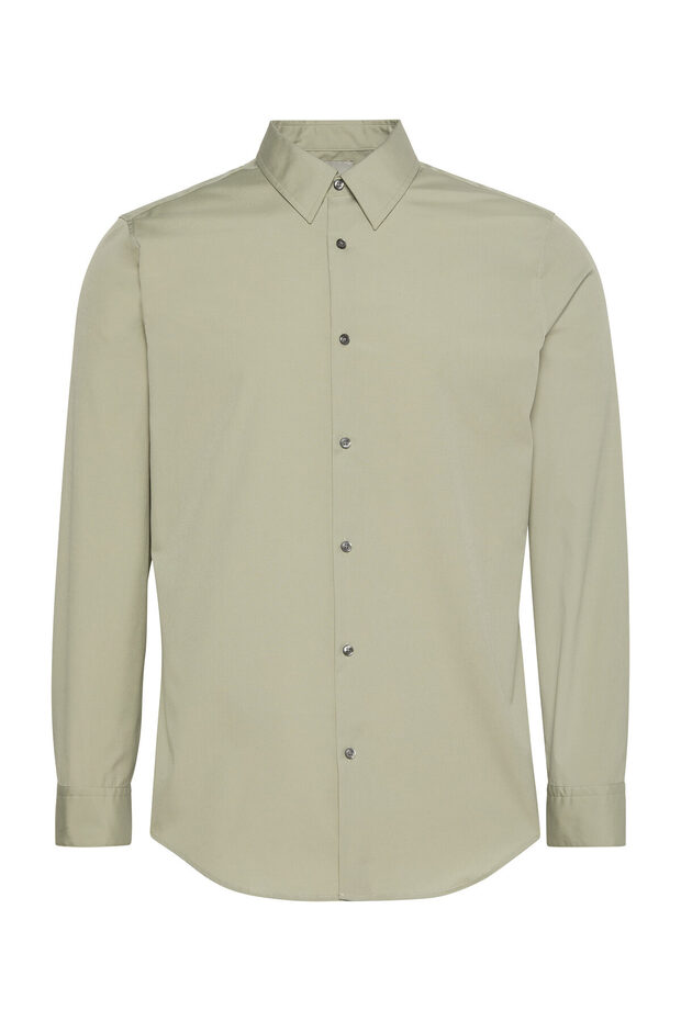 LS SOLID SUPIMA STRETCH SLIM SHI - 1