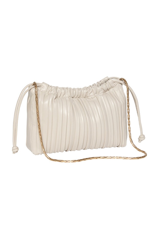 Plisse Drawstring Bag - 1