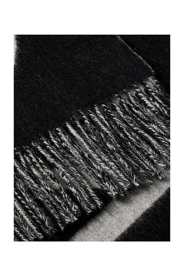 BOLD LOGO BRUSHED WOOL MW SCARF - 3