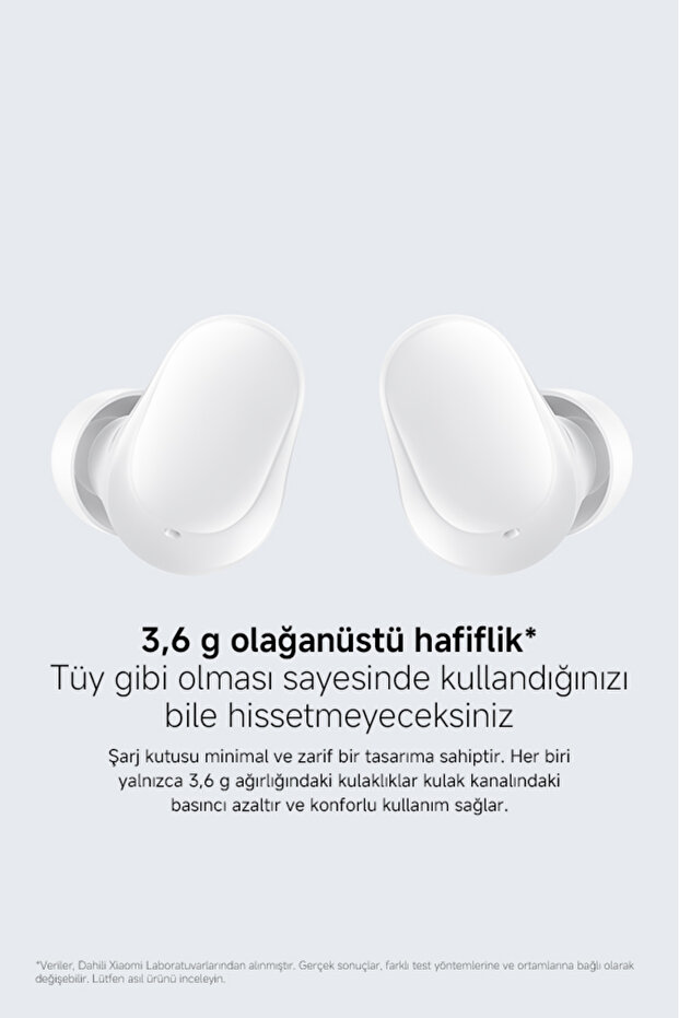 Redmi Buds 6 Play Beyaz Kulakiçi Kulaklık- Gürültü Engelleme BT 5.4 TWS (Xiaomi TR Garantili) - 5