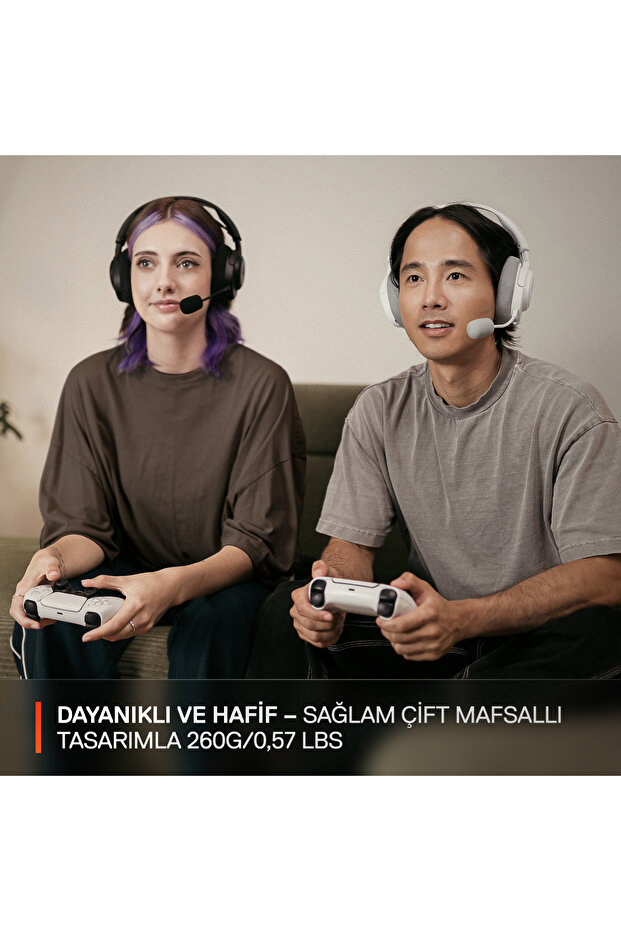 Arctis Nova 3P Wireless PC, PS, Mobil Uyumlu Kablosuz Gaming Kulaklık - Siyah SSH61686 - 8