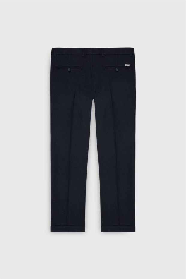 Altınyıldız Classics Lastikli Bel Slim Fit Lacivert Erkek Pantolon ACE012510152_PANTOLON KLASIK YAN - 10