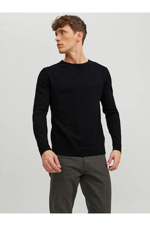 MALE FLAT KNIT PULLOVER - 1