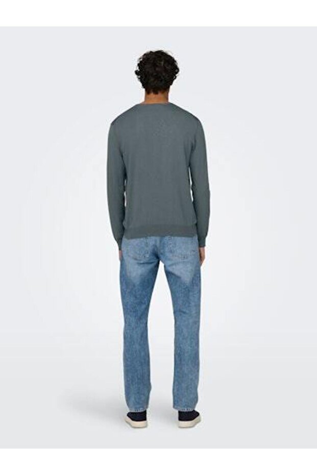 MALE FLAT KNIT PULLOVER - 2