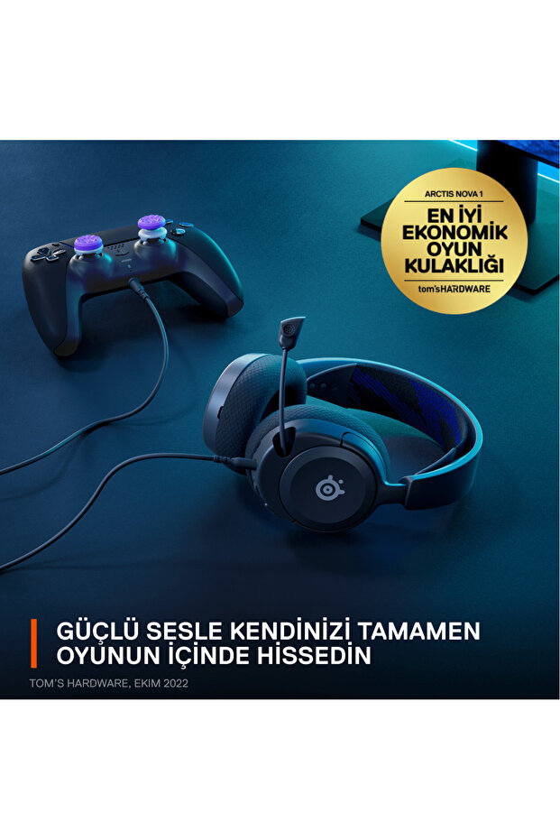 Arctis Nova 1P - Playstation Oyun Kulaklığı - Siyah - 9