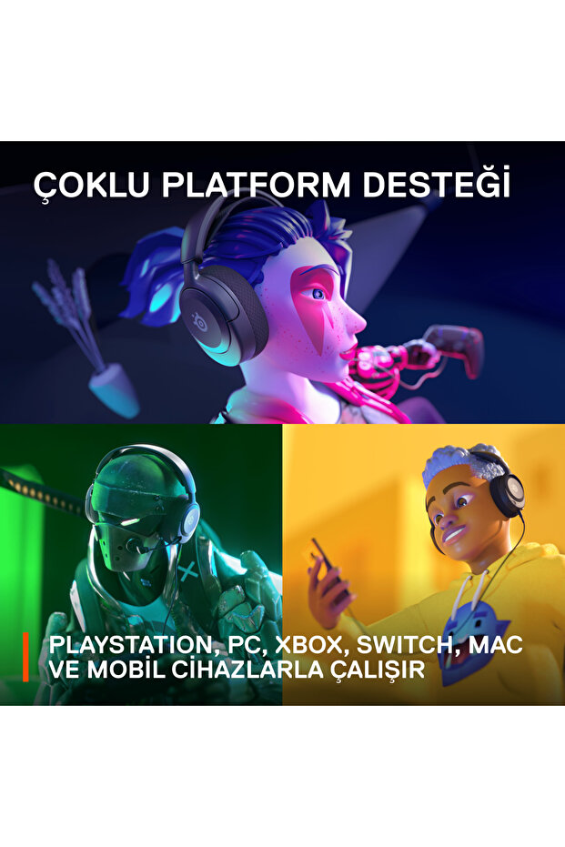 Arctis Nova 1P - Playstation Oyun Kulaklığı - Siyah - 6