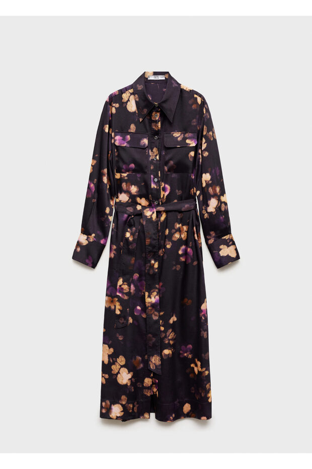 Mor Kadın Elbise 77037721 - 1