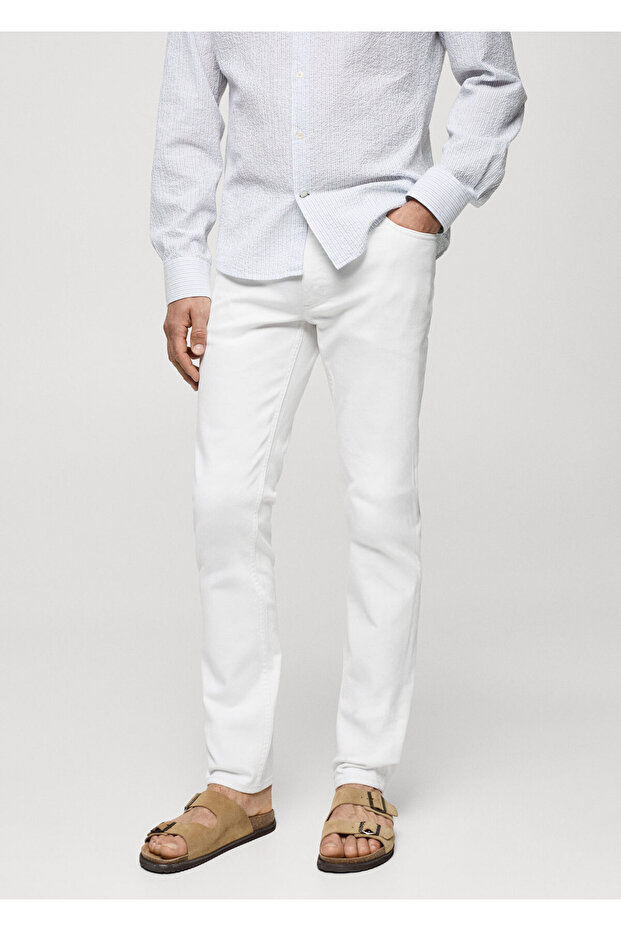 Beyaz Erkek Jeans 77110597 - 10