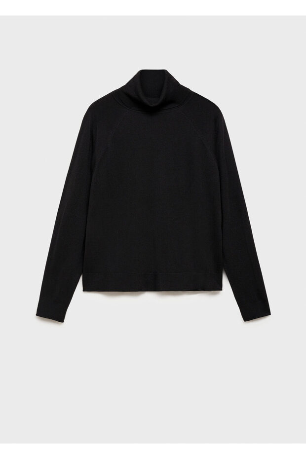 Siyah Kadın Kazak 77088264 - 3