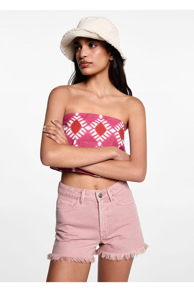 Pembe Kız Çocuk Şort & Bermuda 77050619 - 9