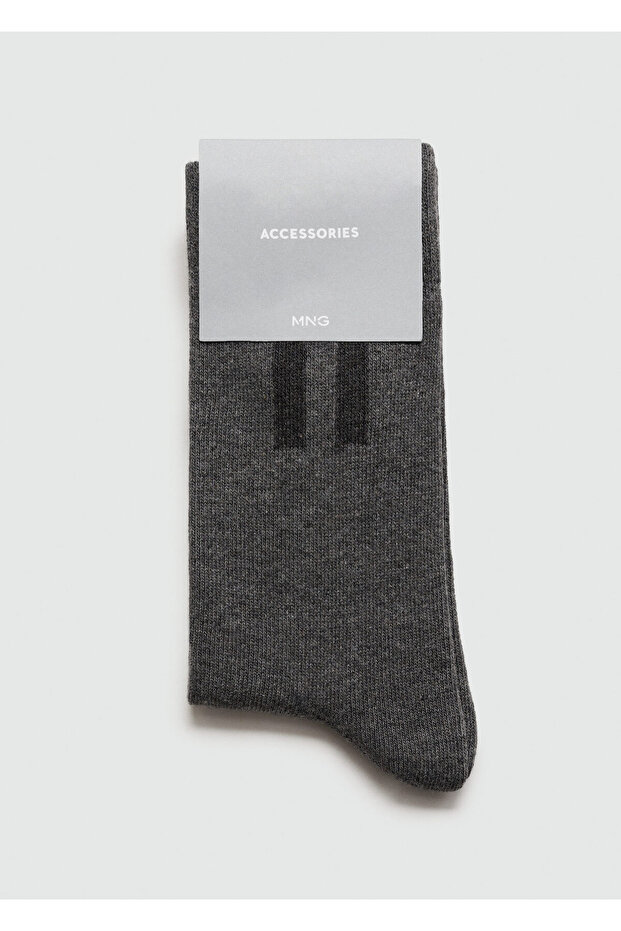 Gray Men's Socks 77033290 - 3