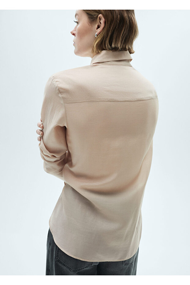 BEIGE Kadın Gömlek 77077680 - 6