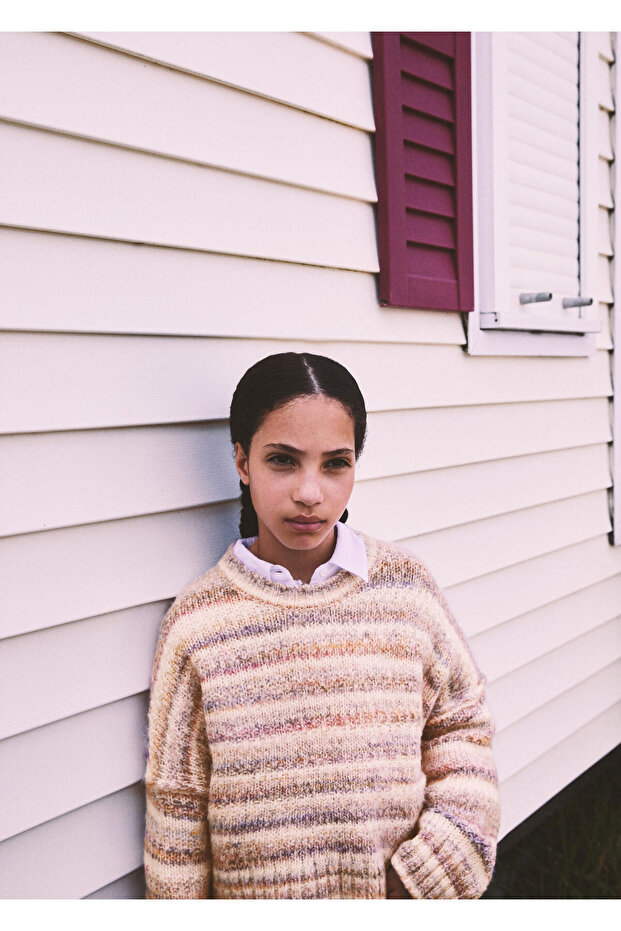 Helllila Mädchenpullover 77005649 - 6