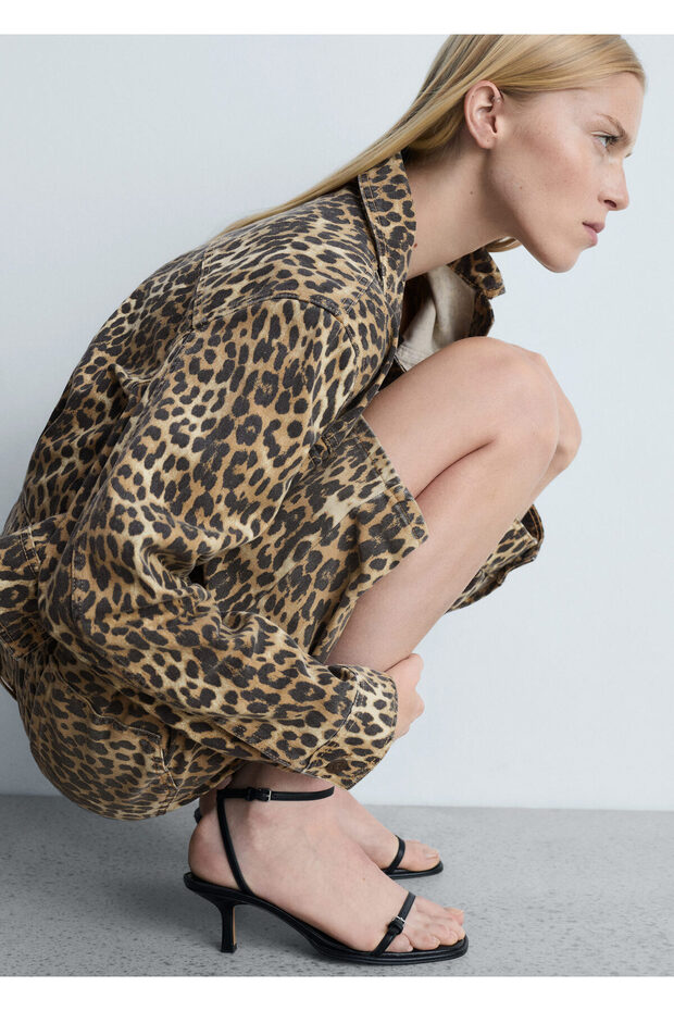 Leopar Desenli Ceket 77096752 - 6
