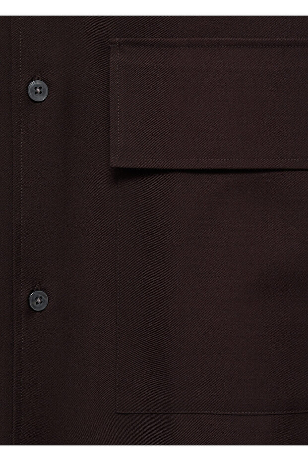 Çikolata Erkek Gömlek 77059230 - 3