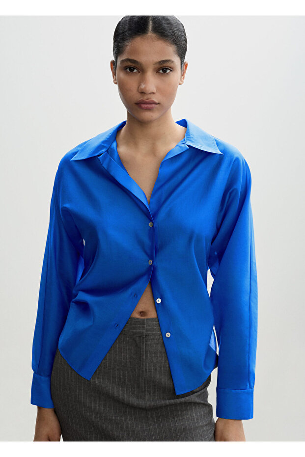 Mavi Kadın Gömlek 77014023 - 8