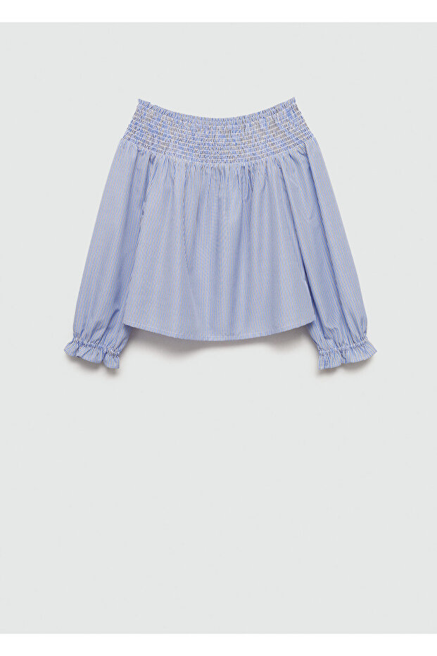 Himmelblaues Mädchenhemd 77004789 - 1