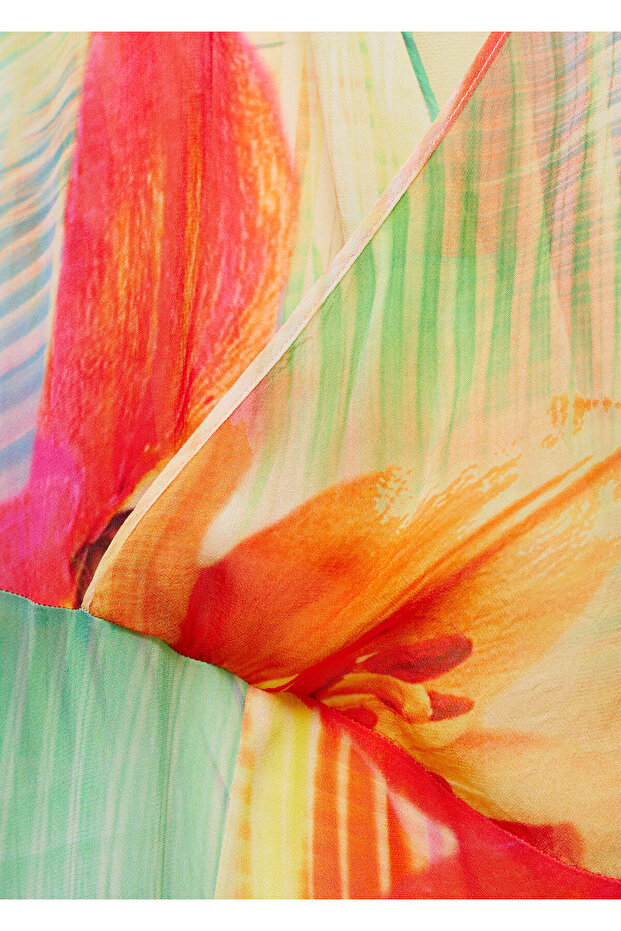 Pastel Sari Kadın  Elbise 77050627 - 5