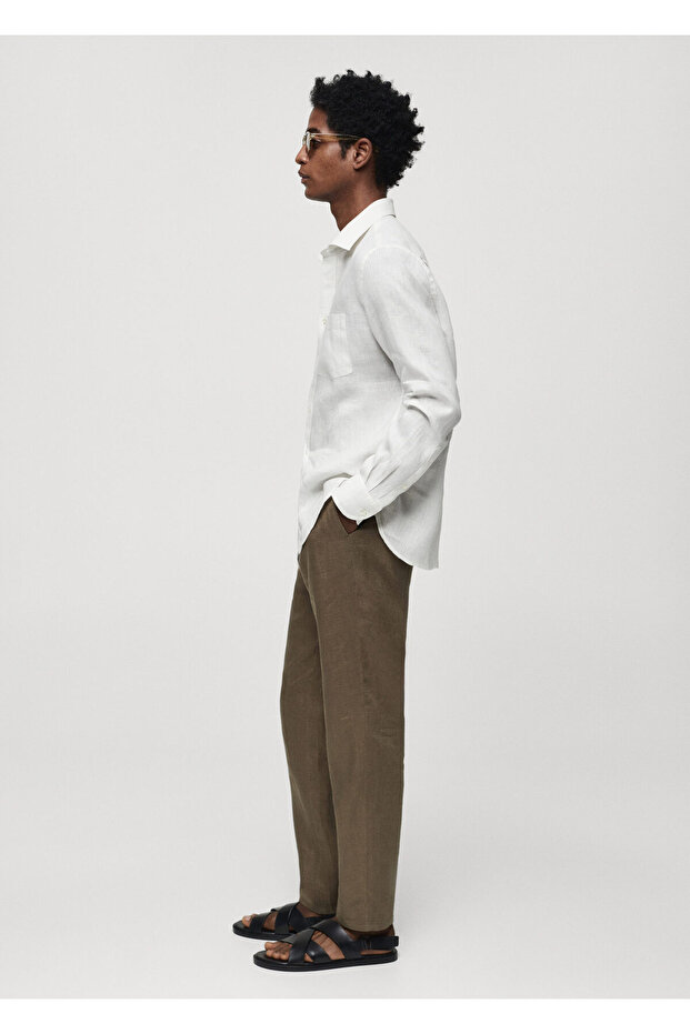 Weißes Herrenhemd 67045982 - 4