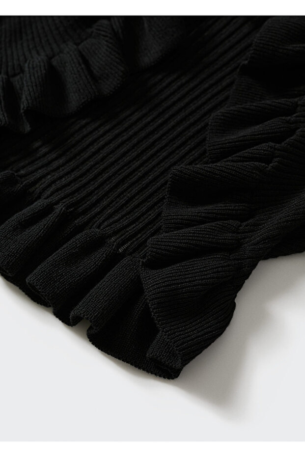 Siyah Kadın Hırka 37084392 - 6