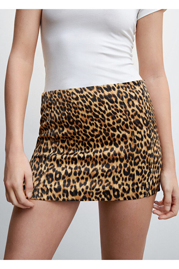 Fustă maro damă37079102 - 3