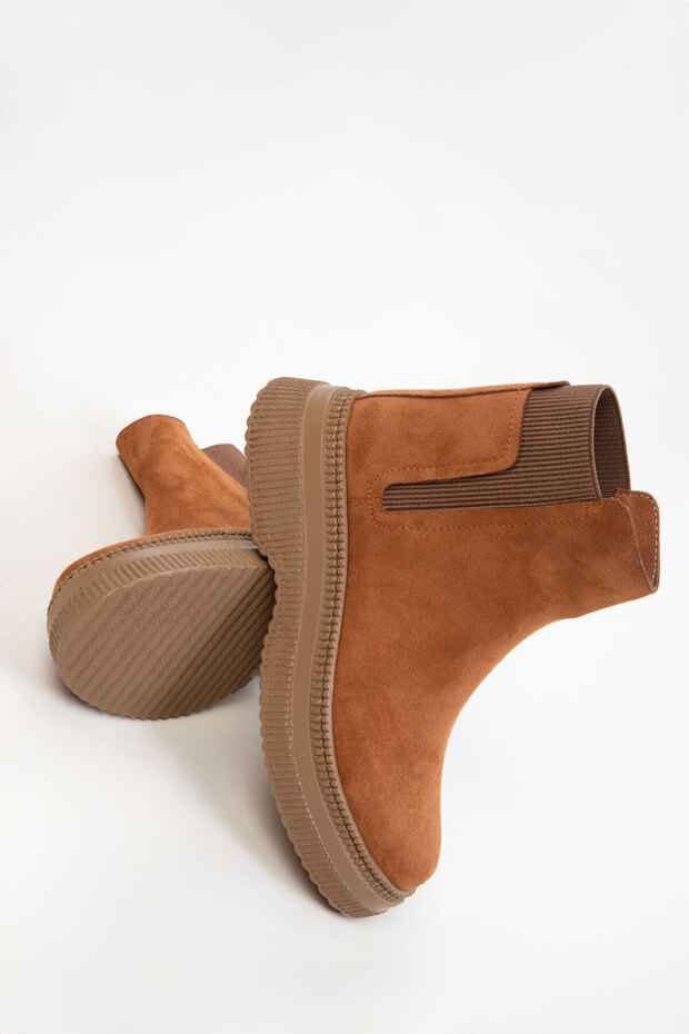 Taba Süet Kadın Bot & Bootie 20112 - 7