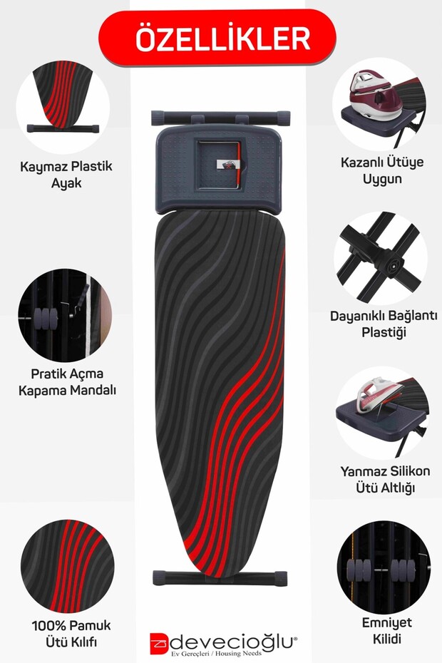 Harbinger MM162 ApexBoard Yeni Model Ütü Masası - 3