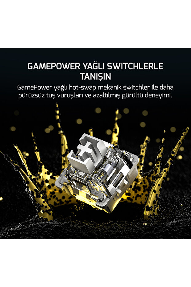 Gasket Elite X RGB Wireless/Bluetooth/Kablolu Mekanik Hot-Swap Yağlı Switch Gasket Gaming Klavye - 2