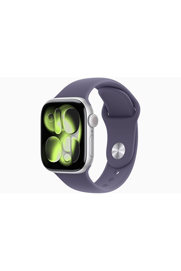 Watch Series 11 GPS, 42 mm Gümüş Rengi Alüminyum Kasa ve Sis Moru Spor Kordon - S/M - 1