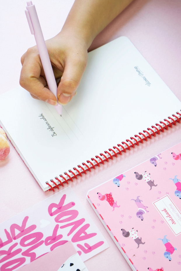 A5 Spiralli Okul Defteri 2’li Set – Çizgili, Soft Touch Kapak - 5