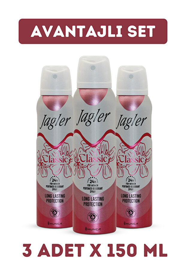 Classic Kadın Deodorant ( 3 Adet X 150 ml ) - 1
