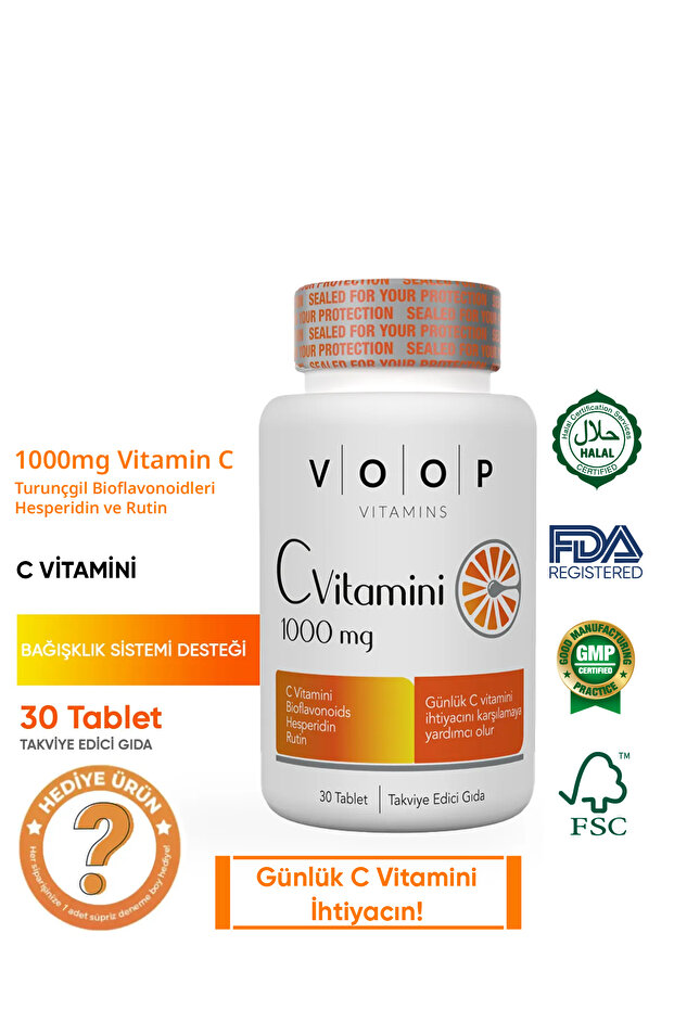 C Vitamini 1000 Mg - 30 Tablet - 1