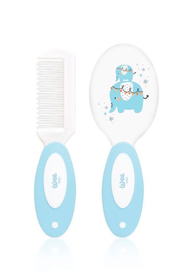 Fırça Tarak Seti Mavi - 1