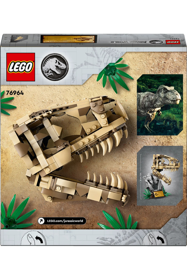 ® Jurassic World Dinosaur Fossils: T. rex Skull 76964 Building Set for 9+ Year Old Kids (577 P) - 4