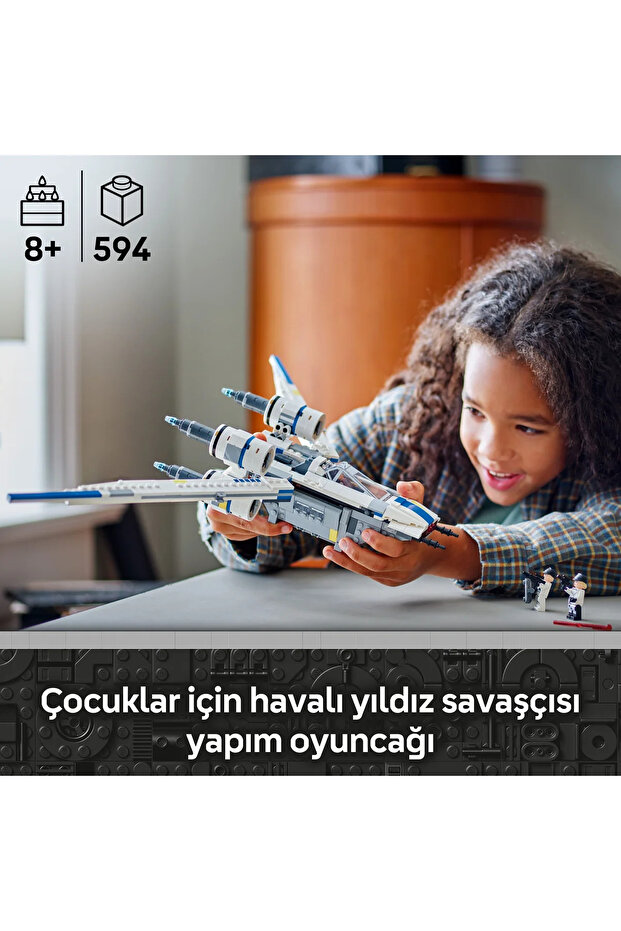 ® Star Wars: Andor™ Asi U-Wing Starfighter™ 75399 - 8+ Çocuklar için Oyuncak Yapım Seti (594P) - 6