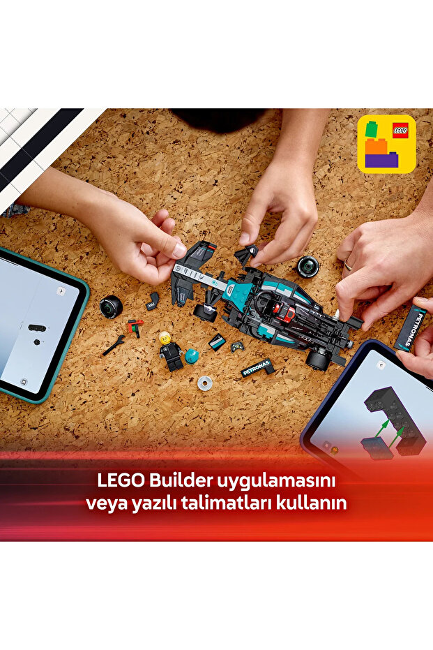 ® Speed Champions Mercedes-AMG F1® W15 Yarış Arabası 77244 - 10+ Oyuncak Yapım Seti (267Pr) - 10