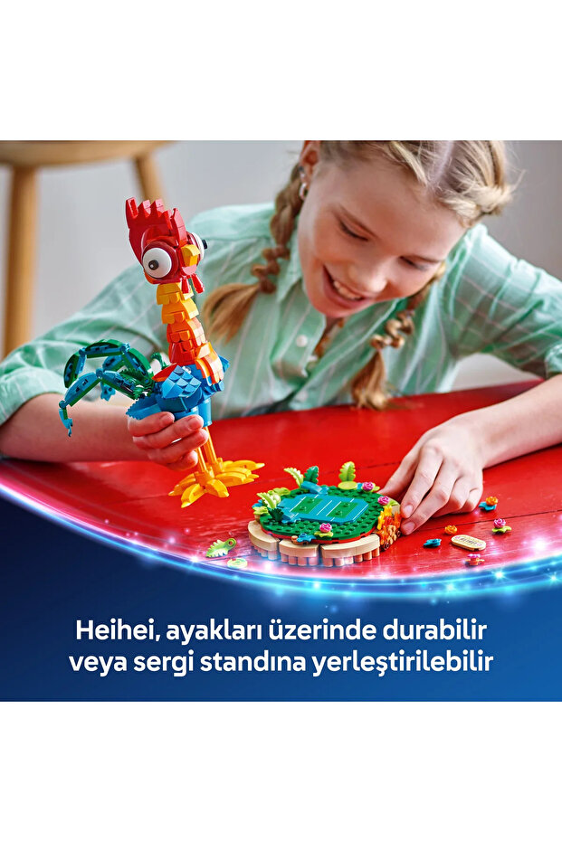 ® ǀ Disney Moana 2 Heihei 43272 - 9+ Çocuklar için İnşa Edilebilen Hayvan Modeli Yapım Seti (566 P) - 9