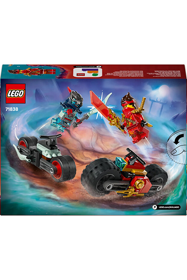 ® NINJAGO ® Kai'nin 2 Ninja Bisiklet Oyuncaklı Motosiklet Hız Yarışı Oyun Seti 71838 - 5