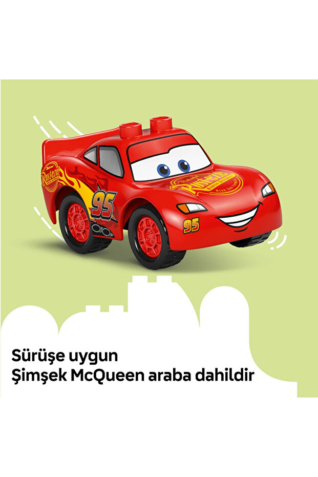 ® DUPLO®│Disney vePixar Arabalar McQueen’in Doc’un Garajını Ziyareti 10456 - 2+ Oyuncak Seti (35P) - 10